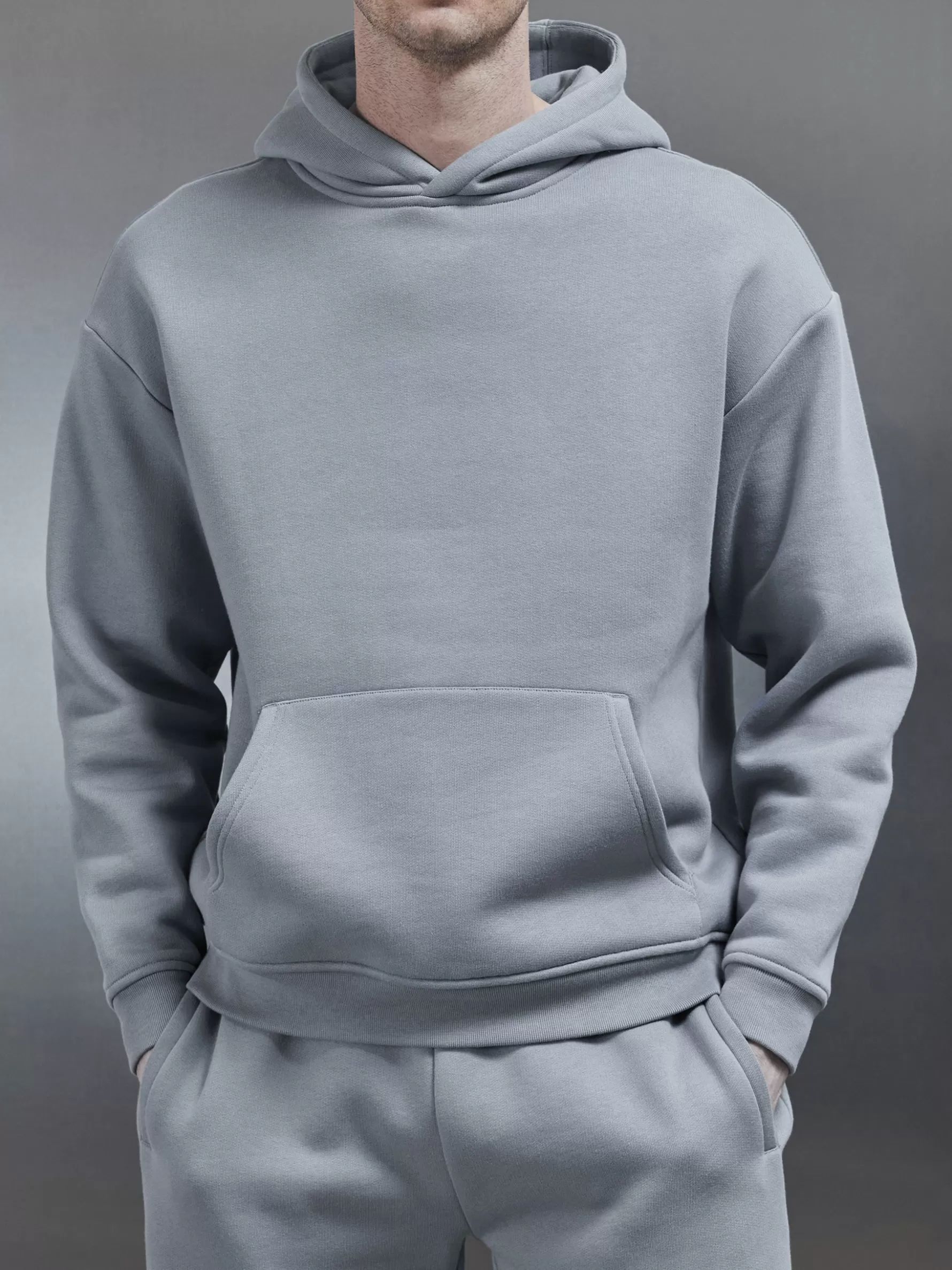 ARNE Relaxed Fit Hoodie - Coast Blue