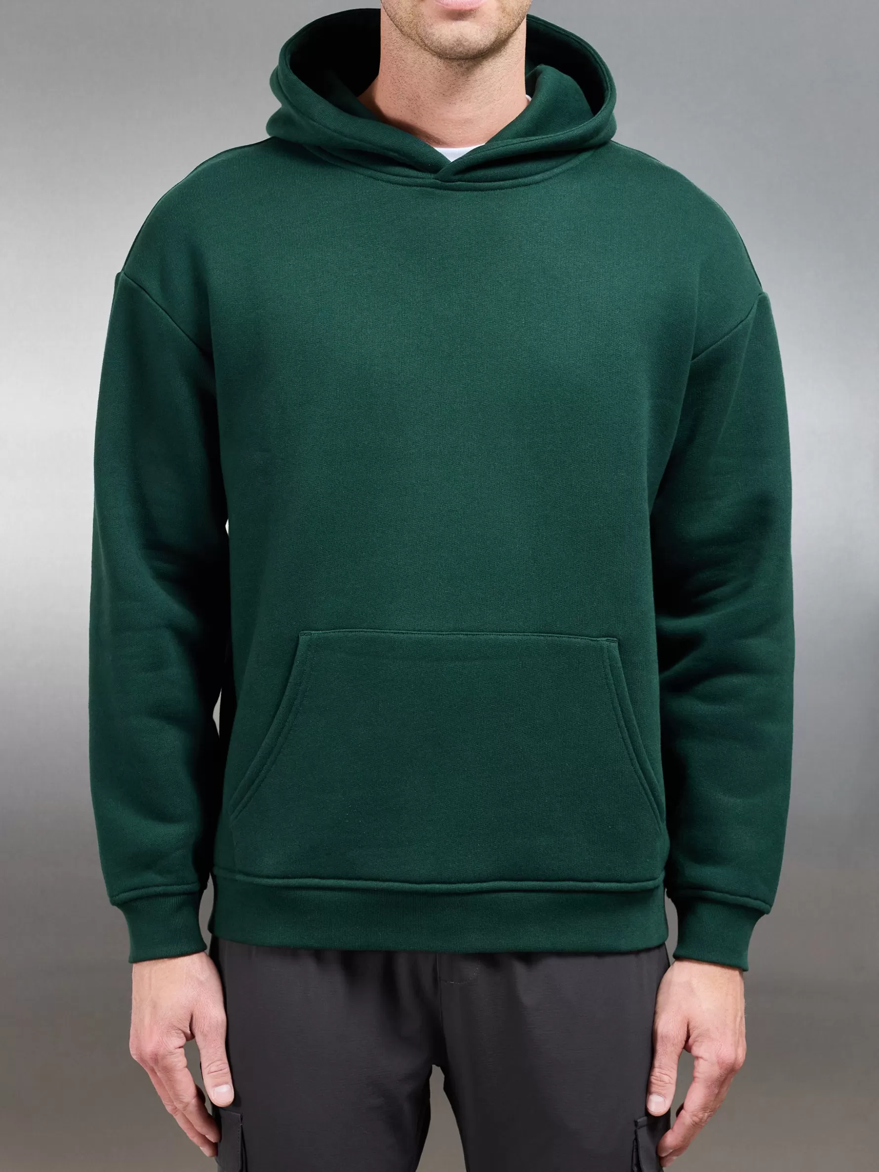 ARNE Relaxed Fit Hoodie - Rich Green