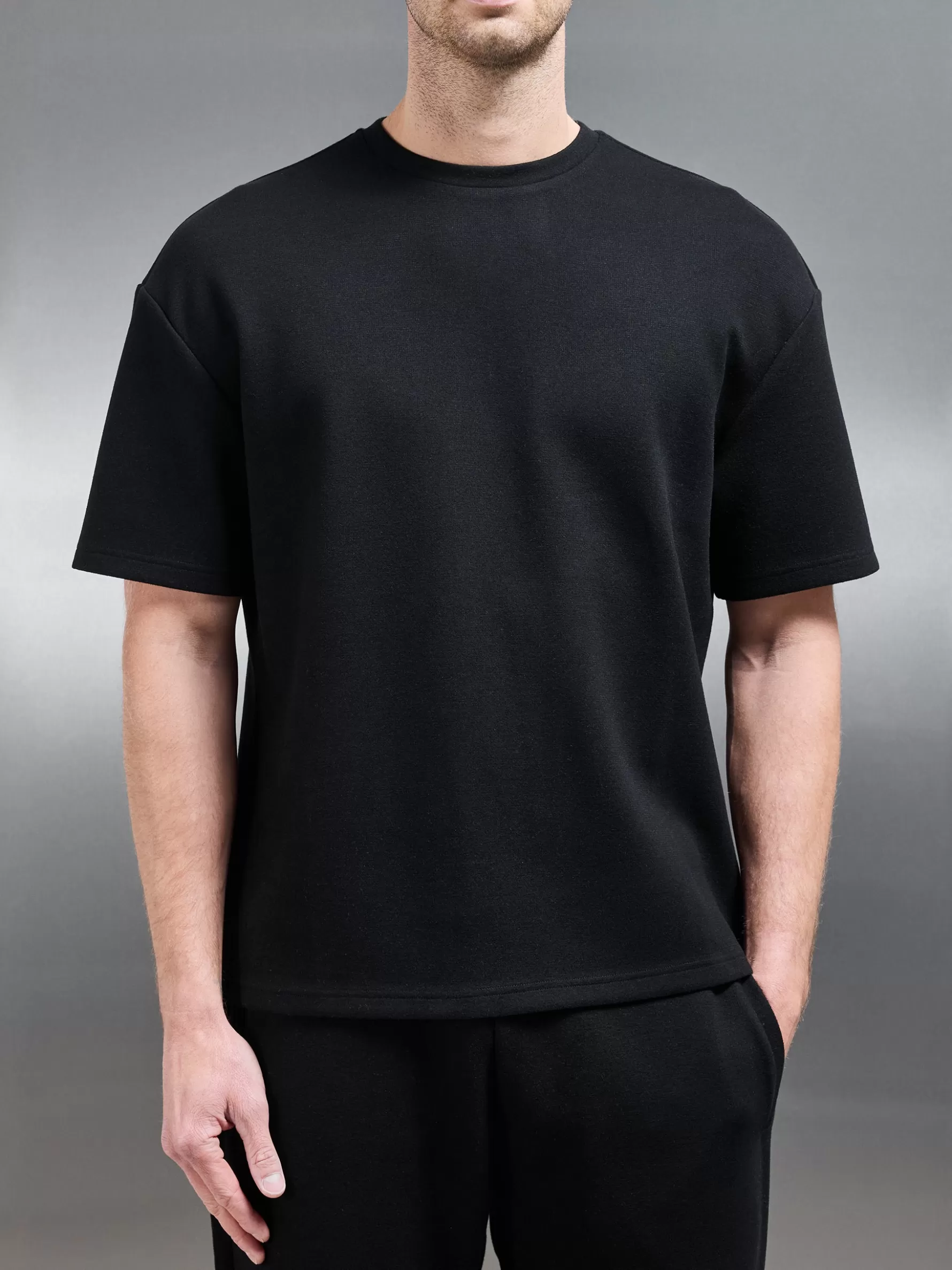 ARNE Relaxed Fit Knitted T-Shirt -