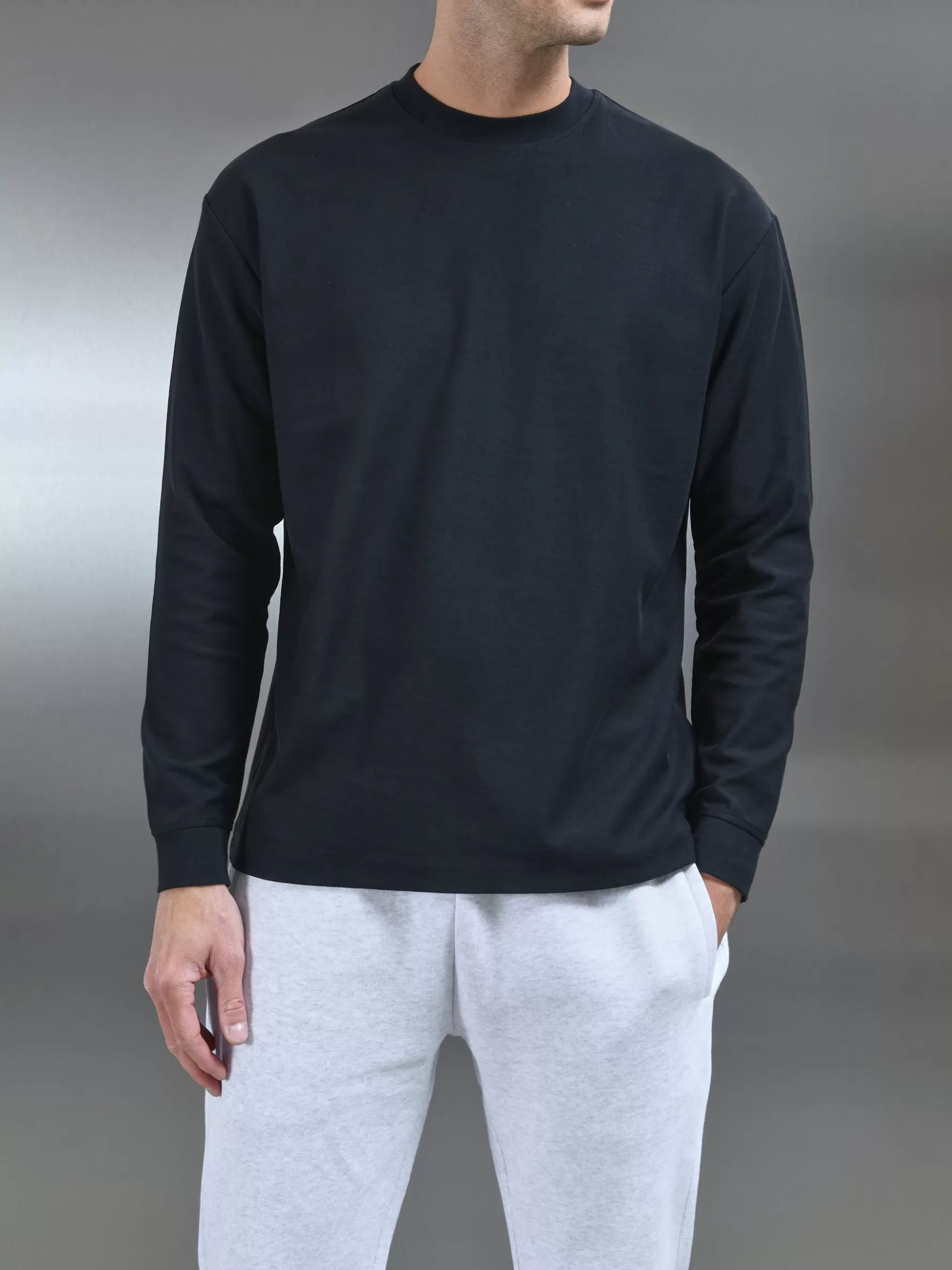 ARNE Relaxed Fit Long Sleeve T-Shirt -