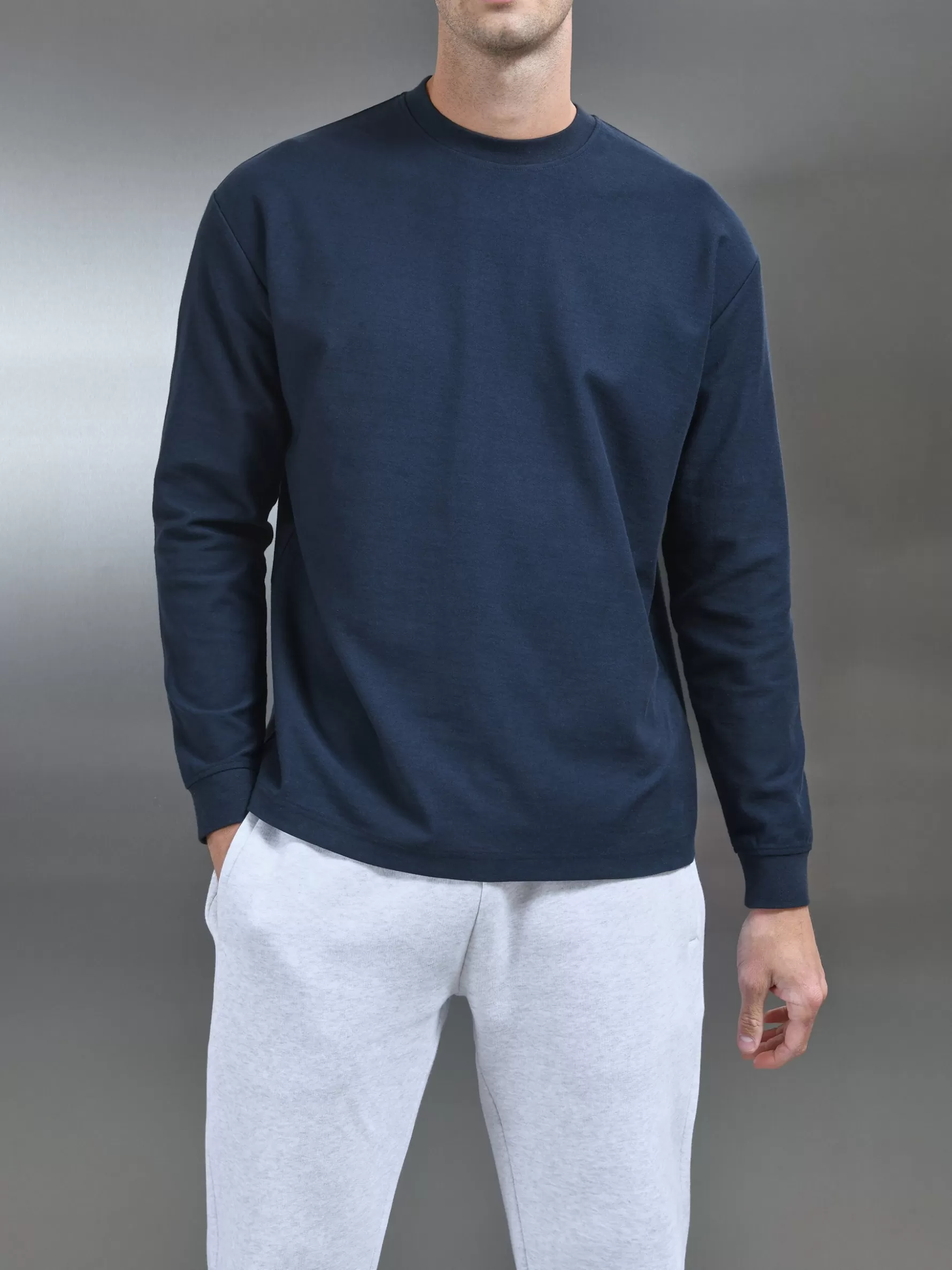 ARNE Relaxed Fit Long Sleeve T-Shirt -