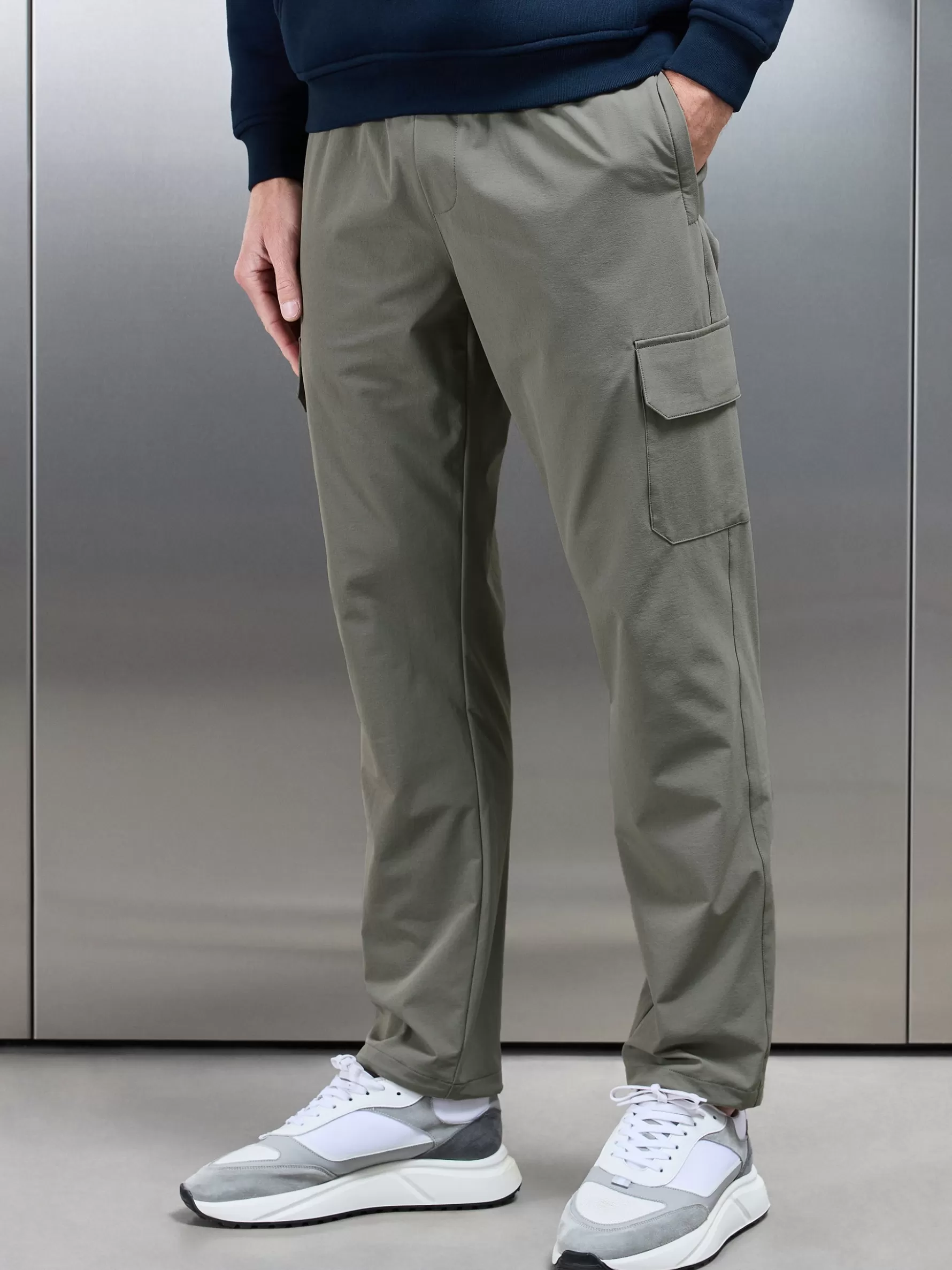 ARNE Relaxed Fit Nylon Cargo Pant -