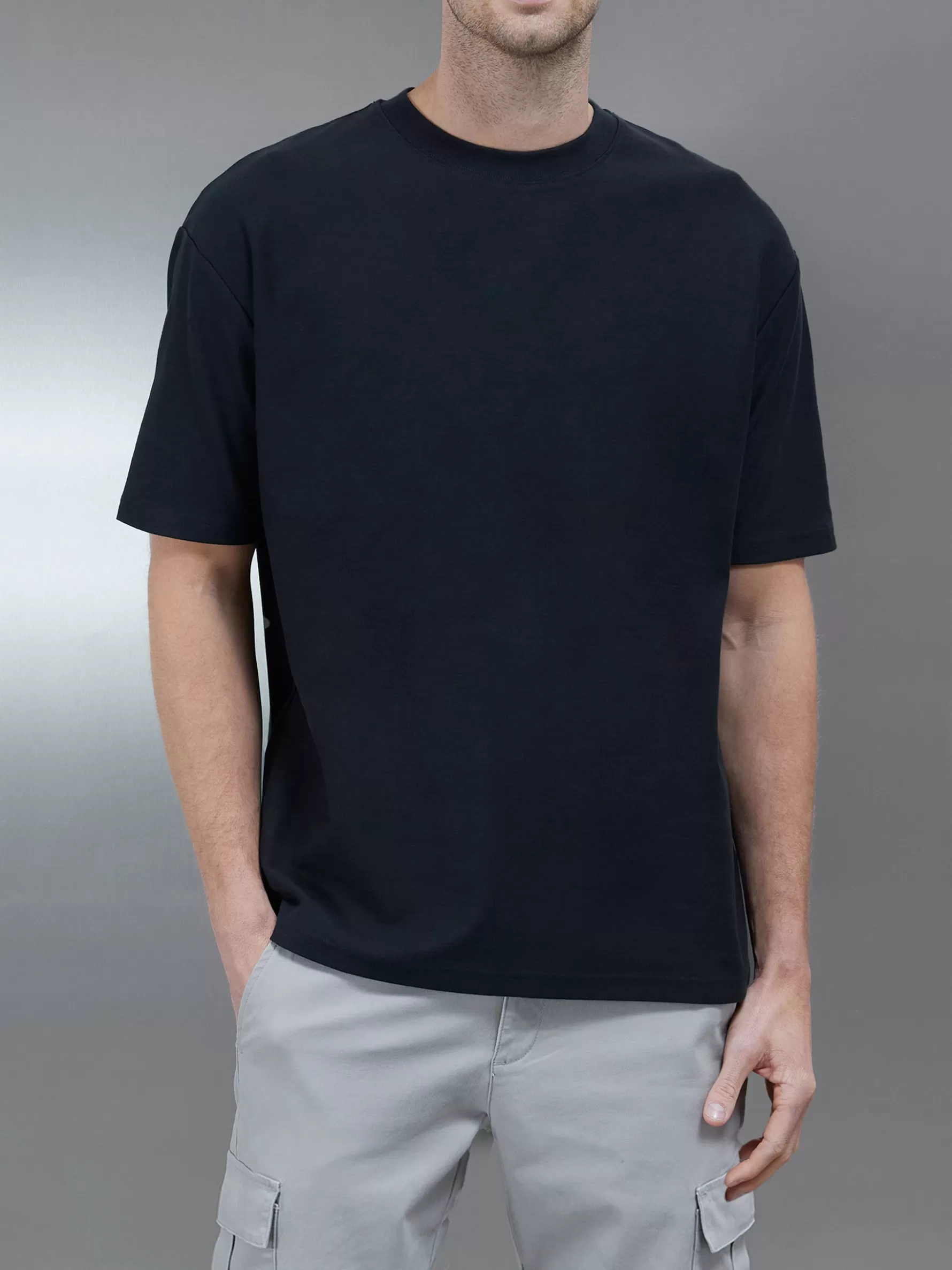 ARNE Relaxed Fit T-Shirt - Midnight Navy