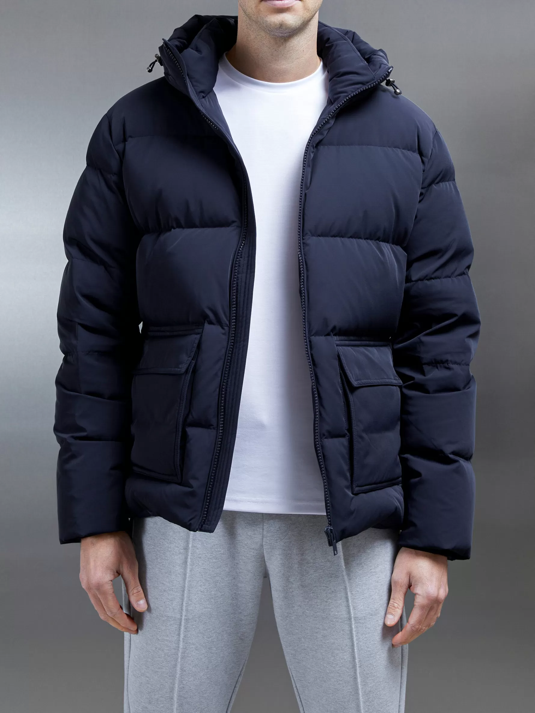 ARNE Short Down Pocket Parka -