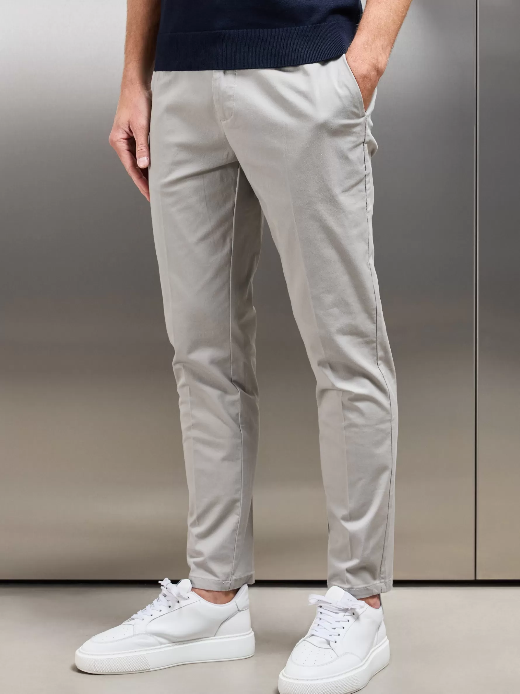 ARNE Side Adjuster Tailored Chino Trouser -