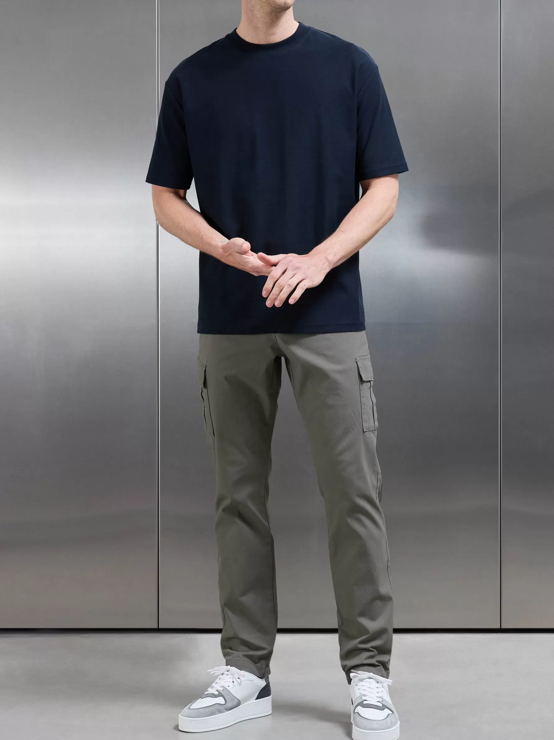 ARNE Smart Relaxed Cotton Cargo Pant -