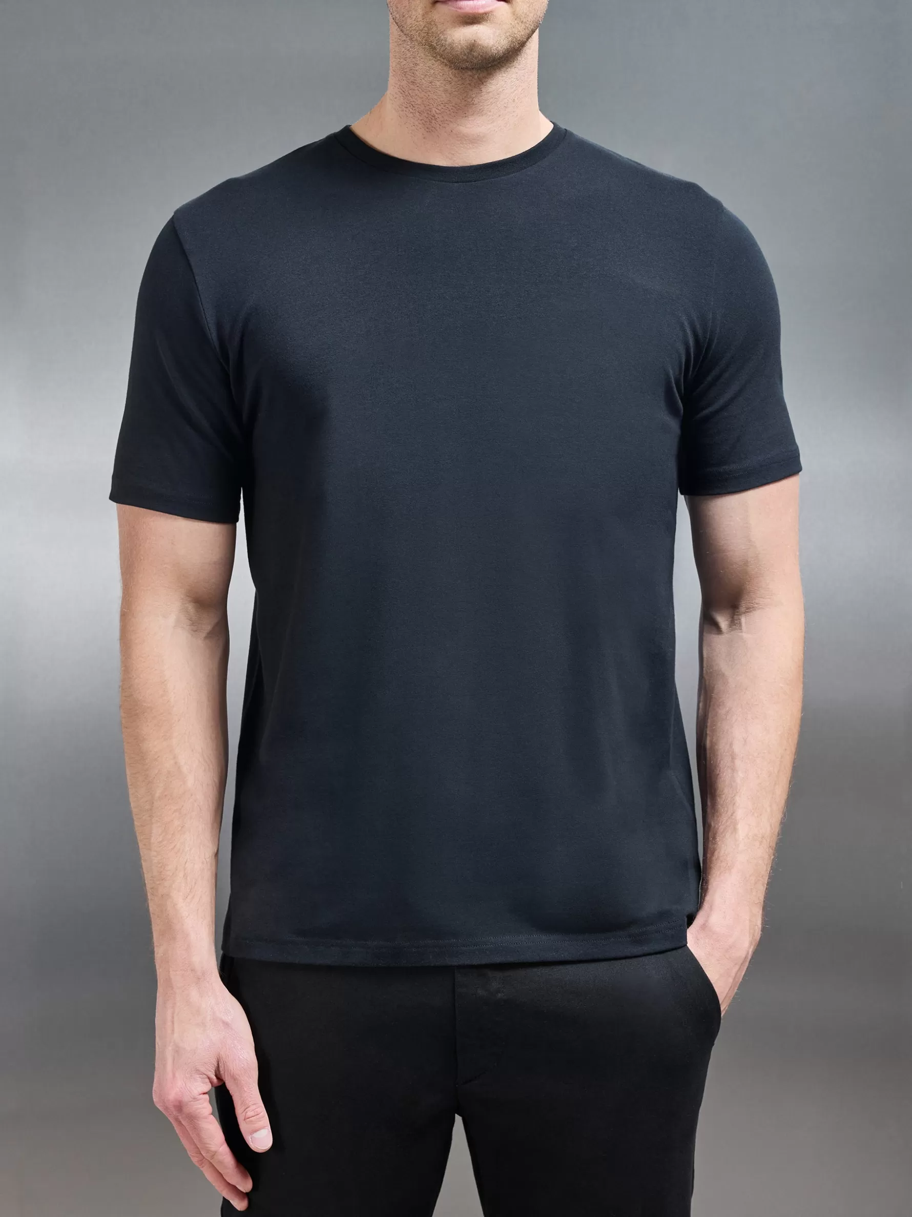 ARNE Stretch Slim Fit Cotton T-Shirt -