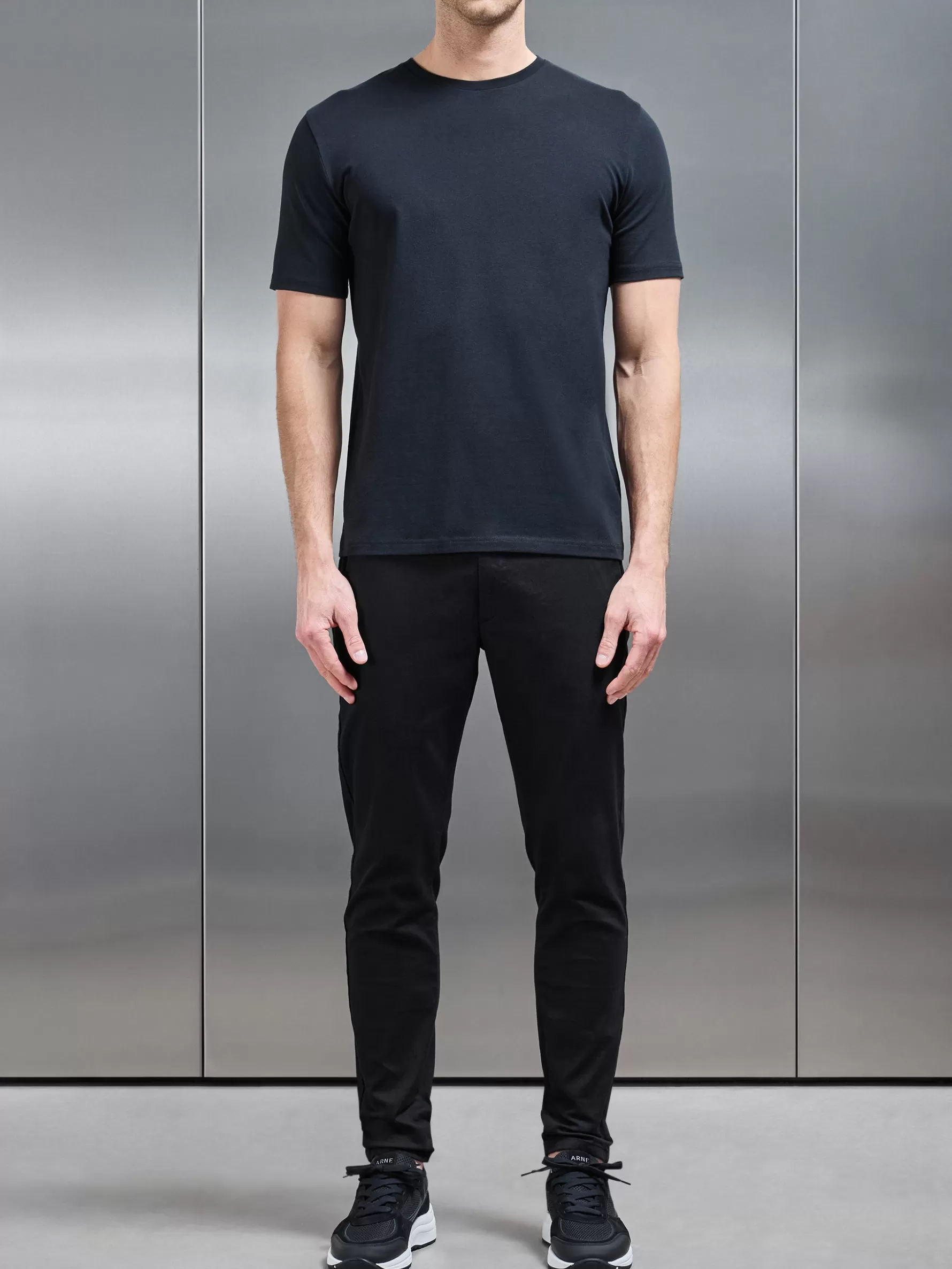 ARNE Stretch Slim Fit Cotton T-Shirt -