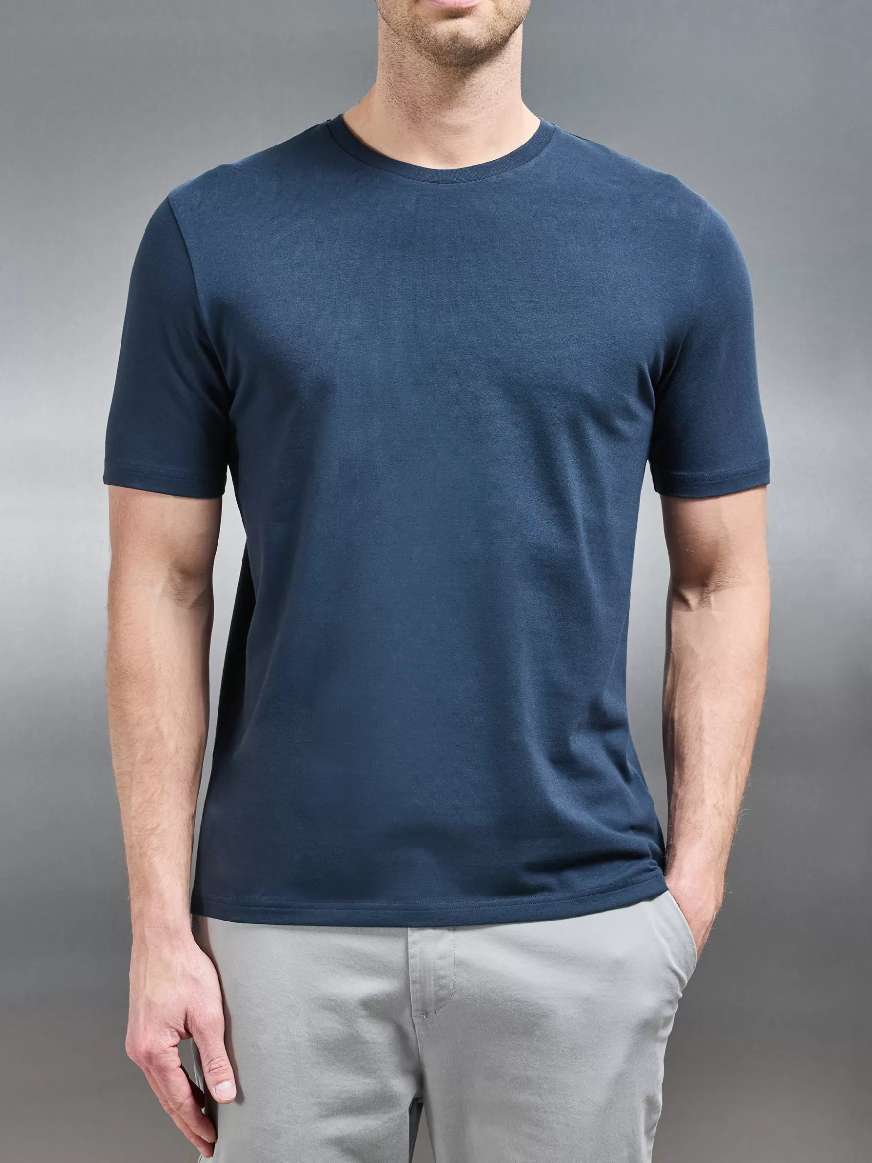 ARNE Stretch Slim Fit Cotton T-Shirt -