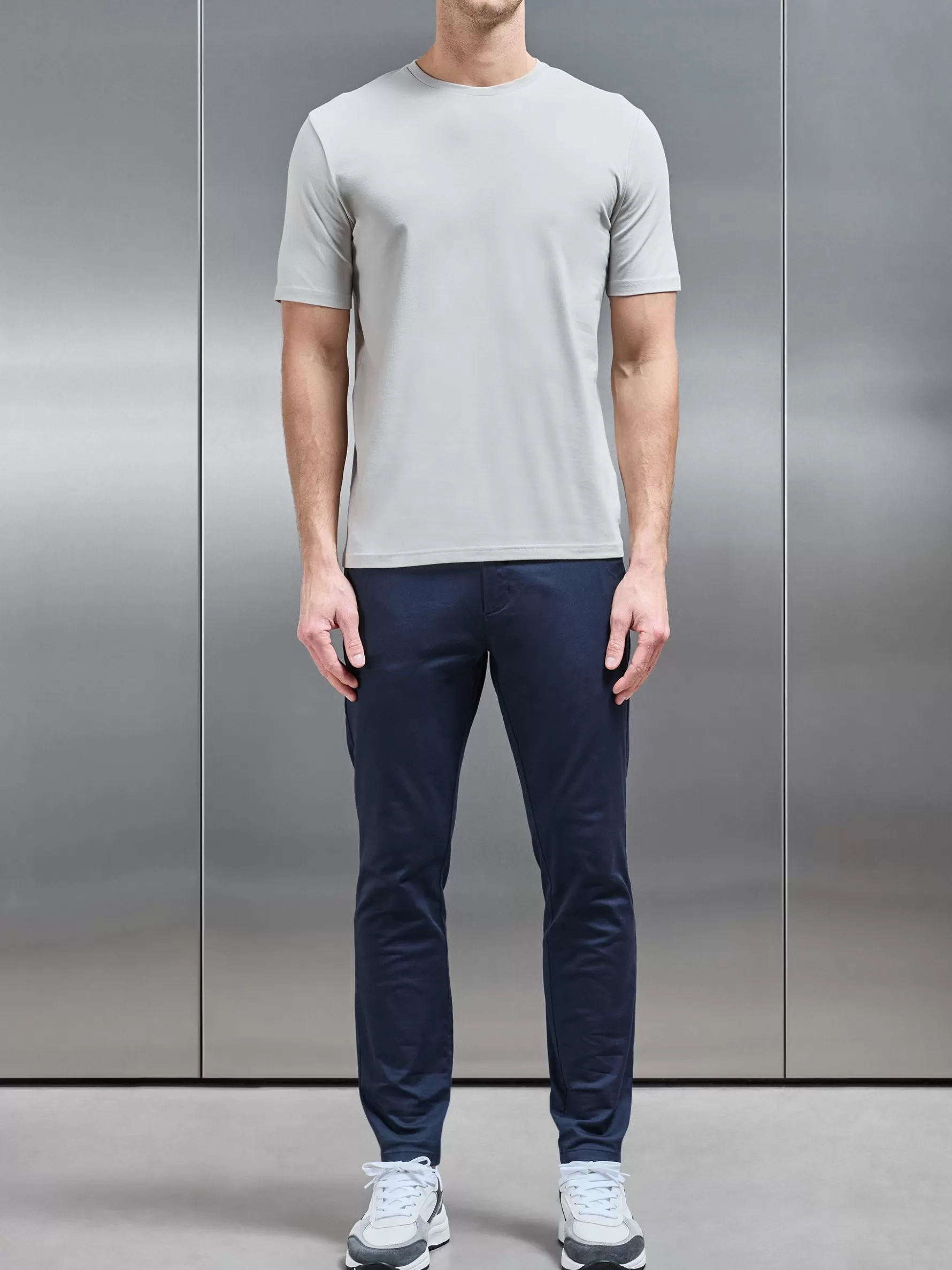 ARNE Stretch Slim Fit Cotton T-Shirt -