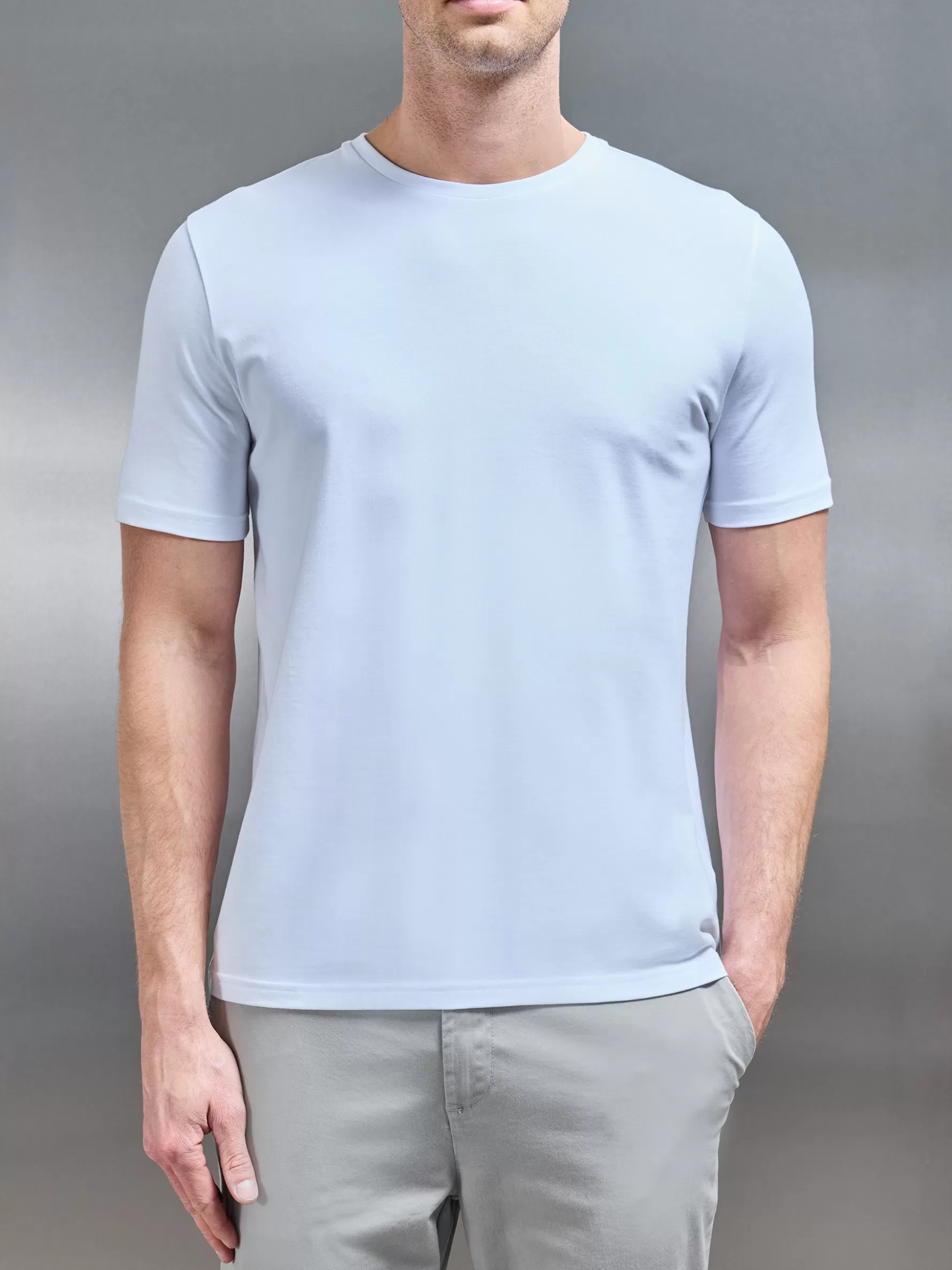 ARNE Stretch Slim Fit Cotton T-Shirt -