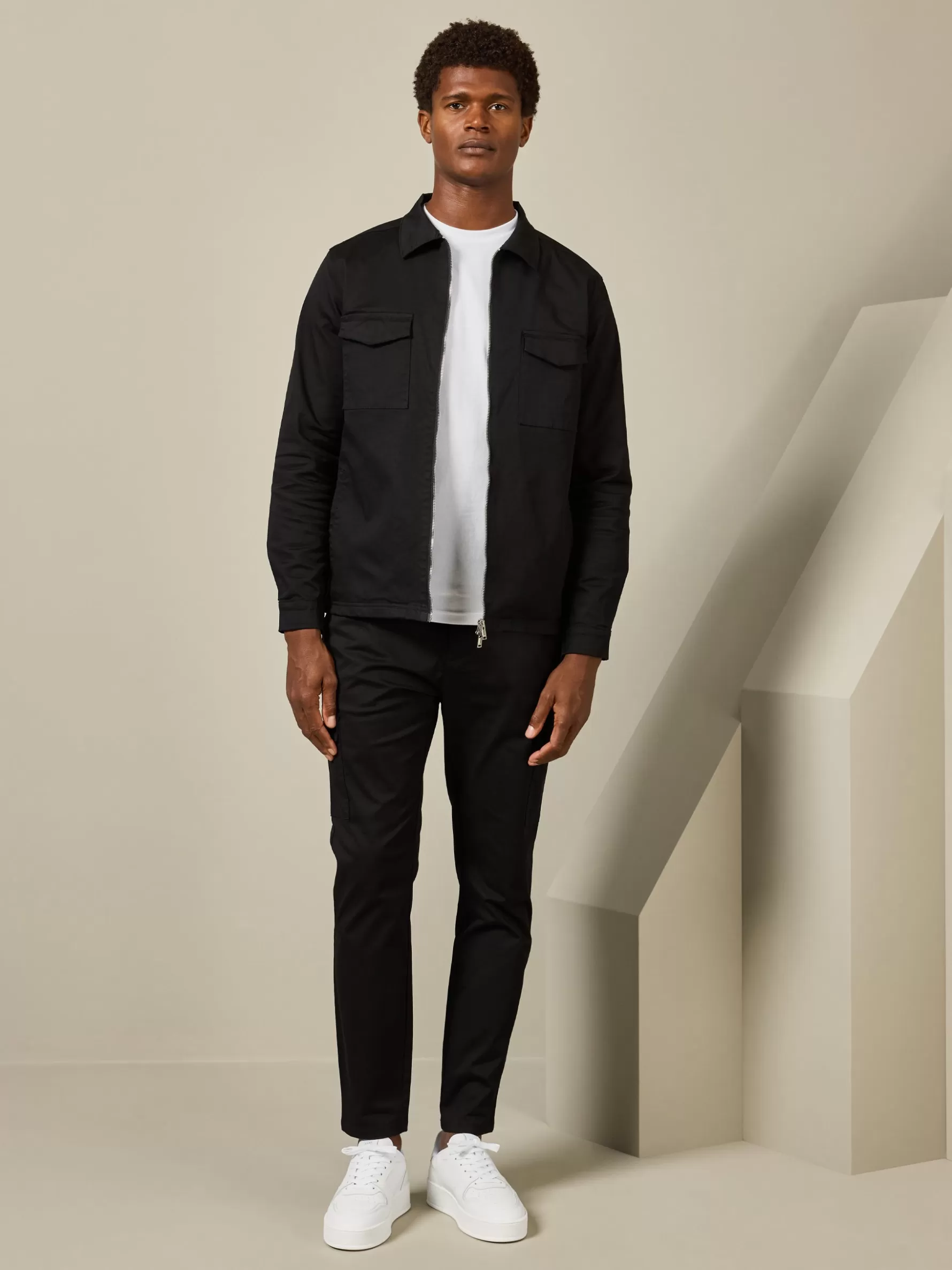 ARNE Tailored Cotton Cargo Jacket -