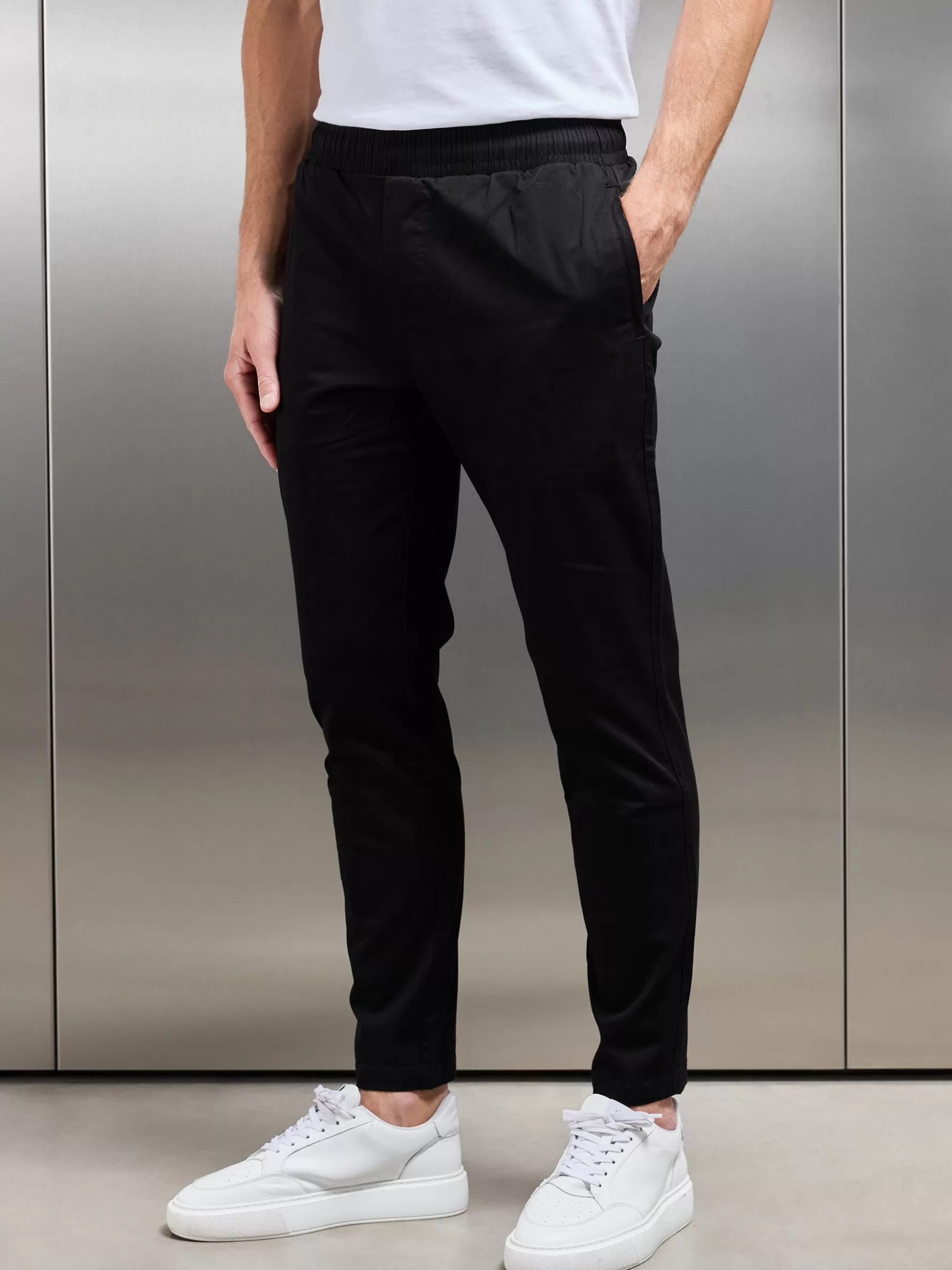 ARNE Tailored Drawstring Chino Trouser -