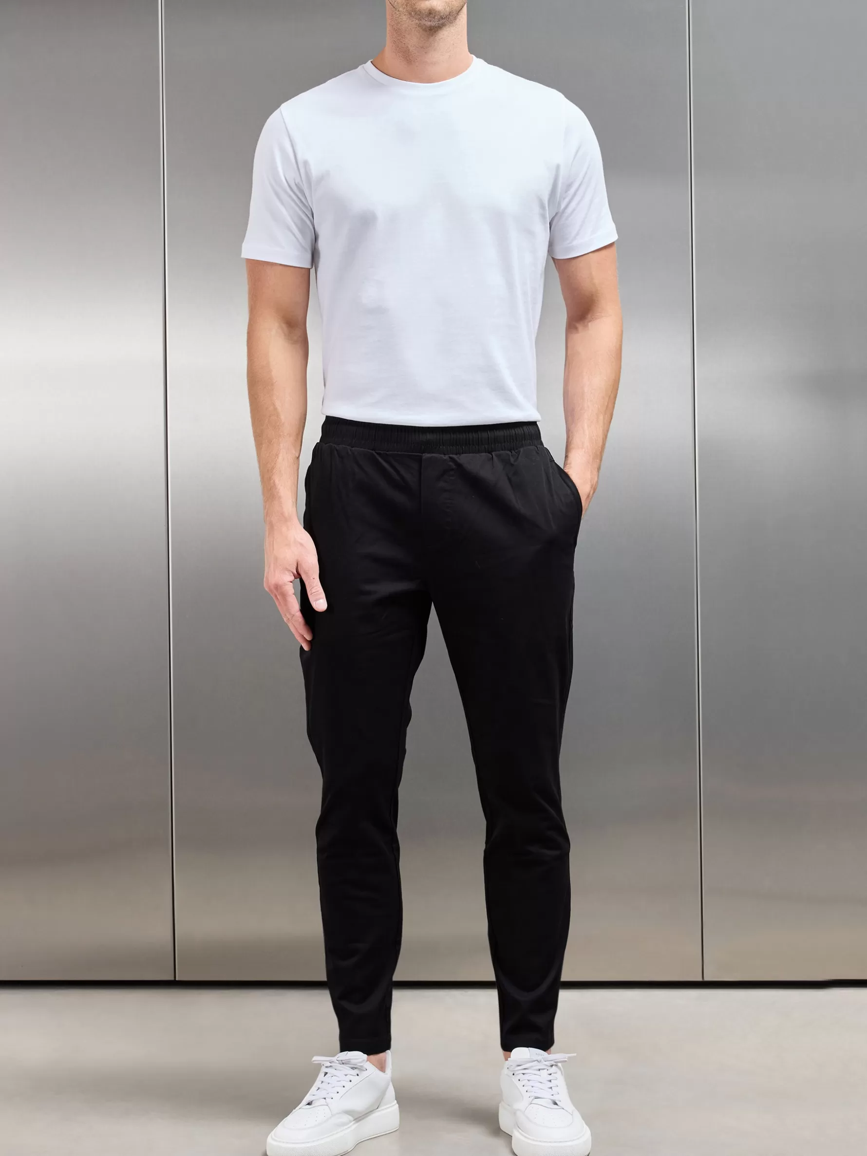 ARNE Tailored Drawstring Chino Trouser -