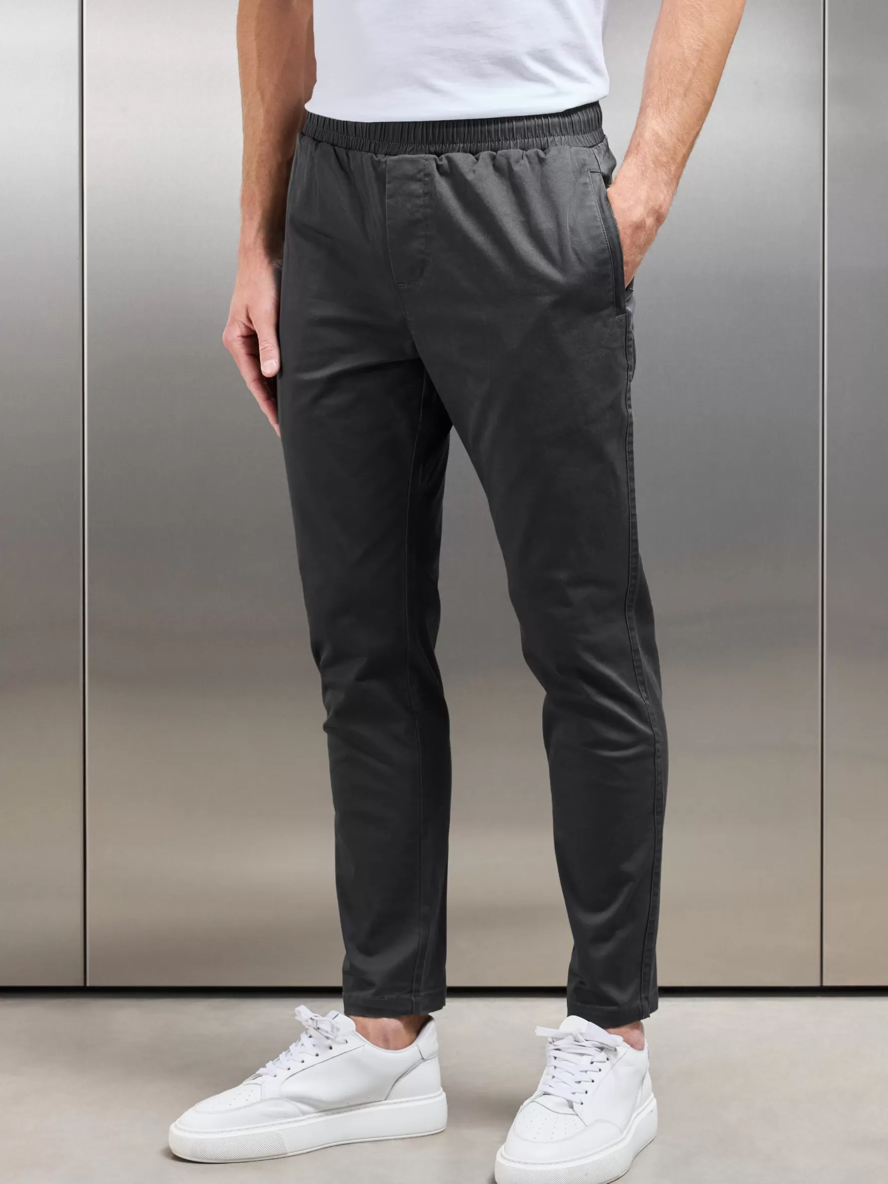 ARNE Tailored Drawstring Chino Trouser -