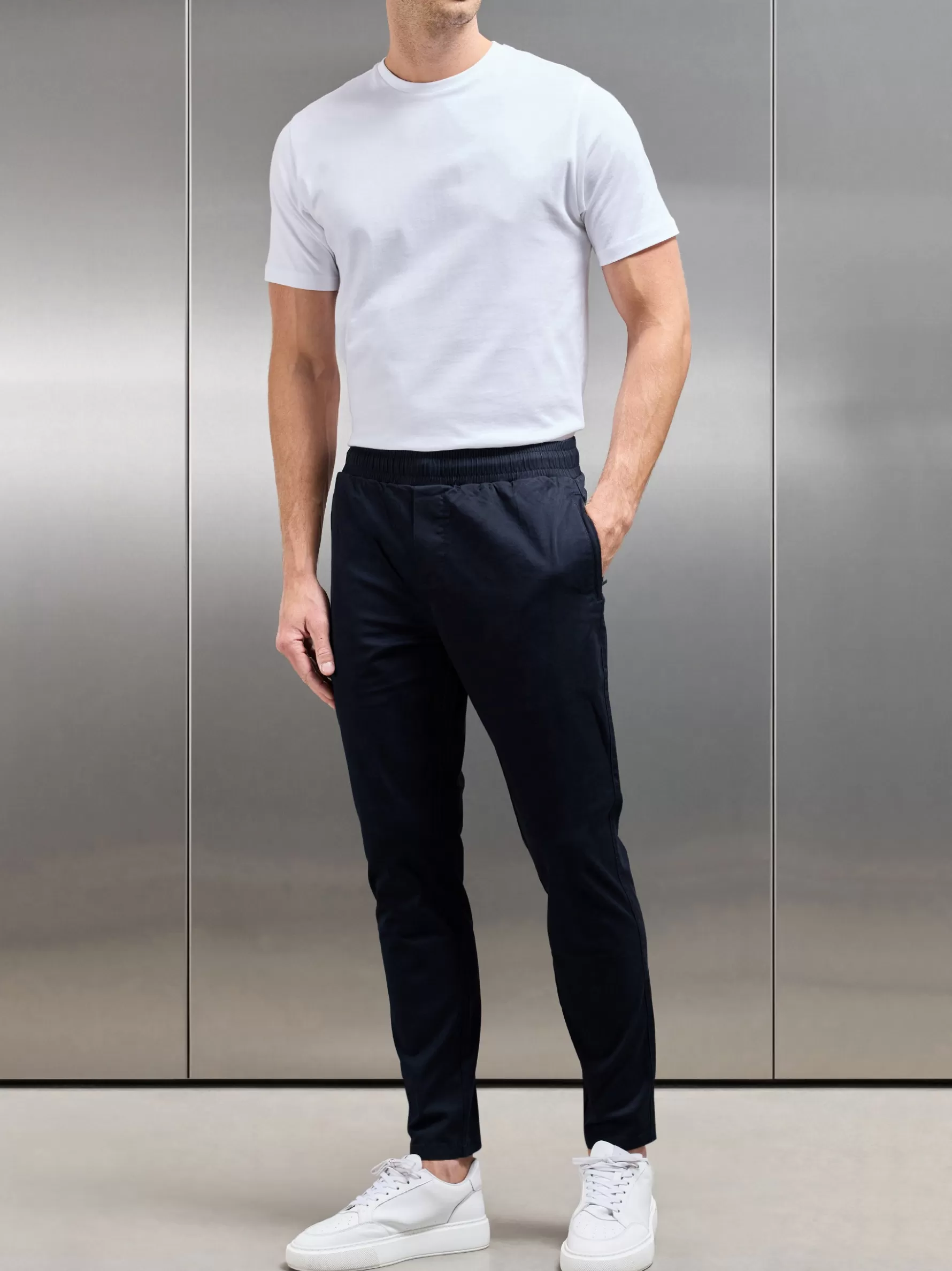 ARNE Tailored Drawstring Chino Trouser -