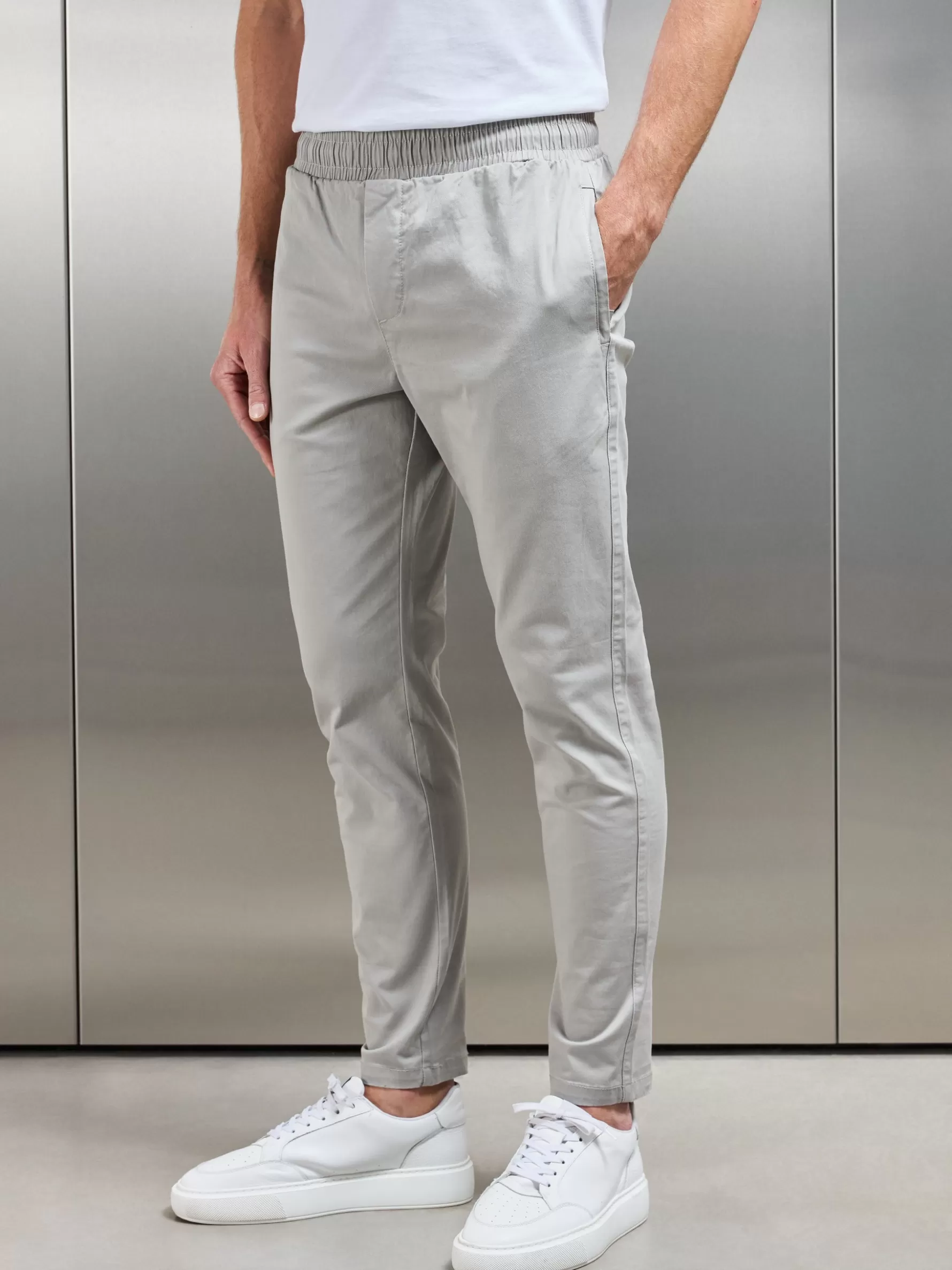 ARNE Tailored Drawstring Chino Trouser -