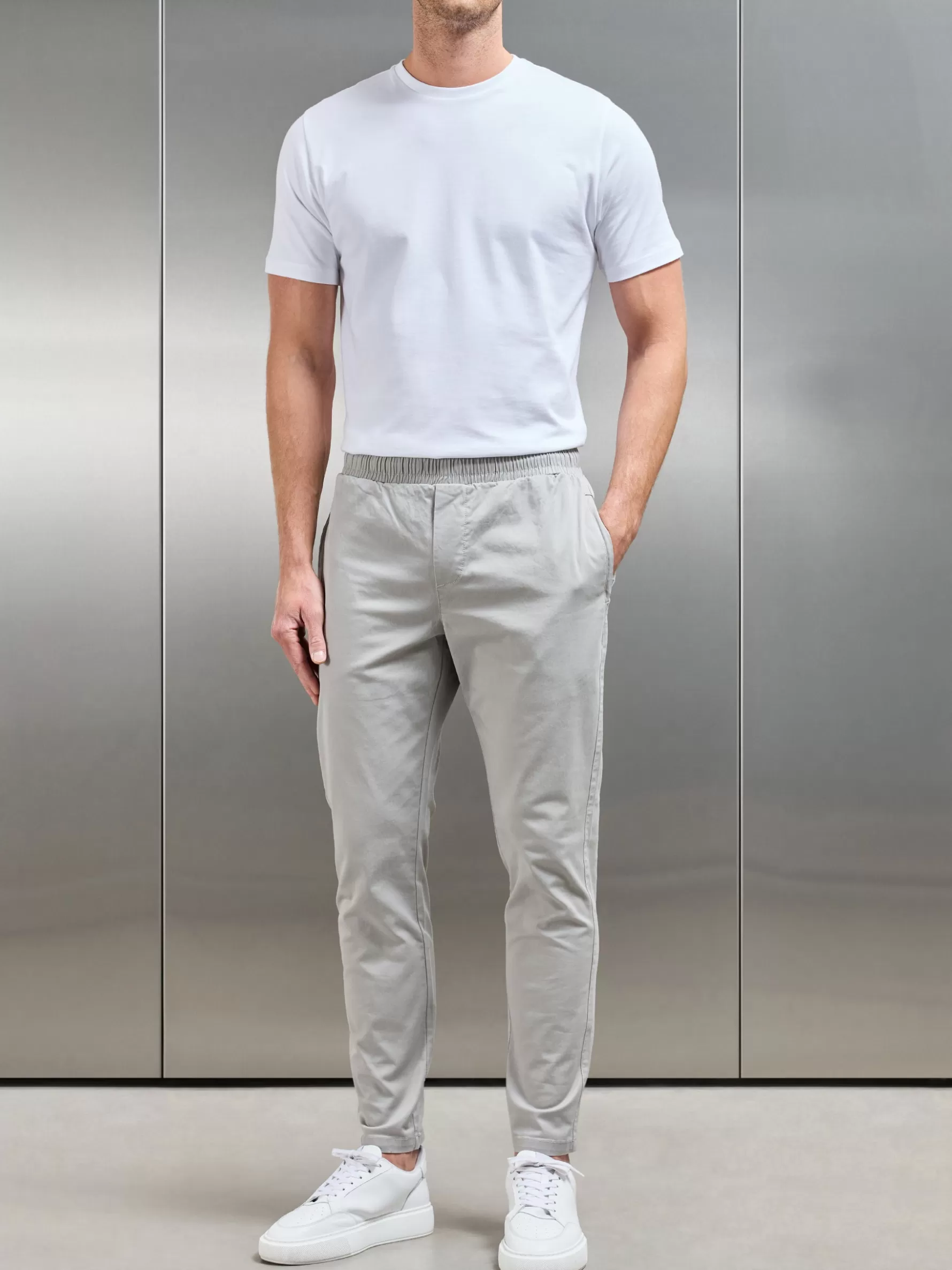 ARNE Tailored Drawstring Chino Trouser -