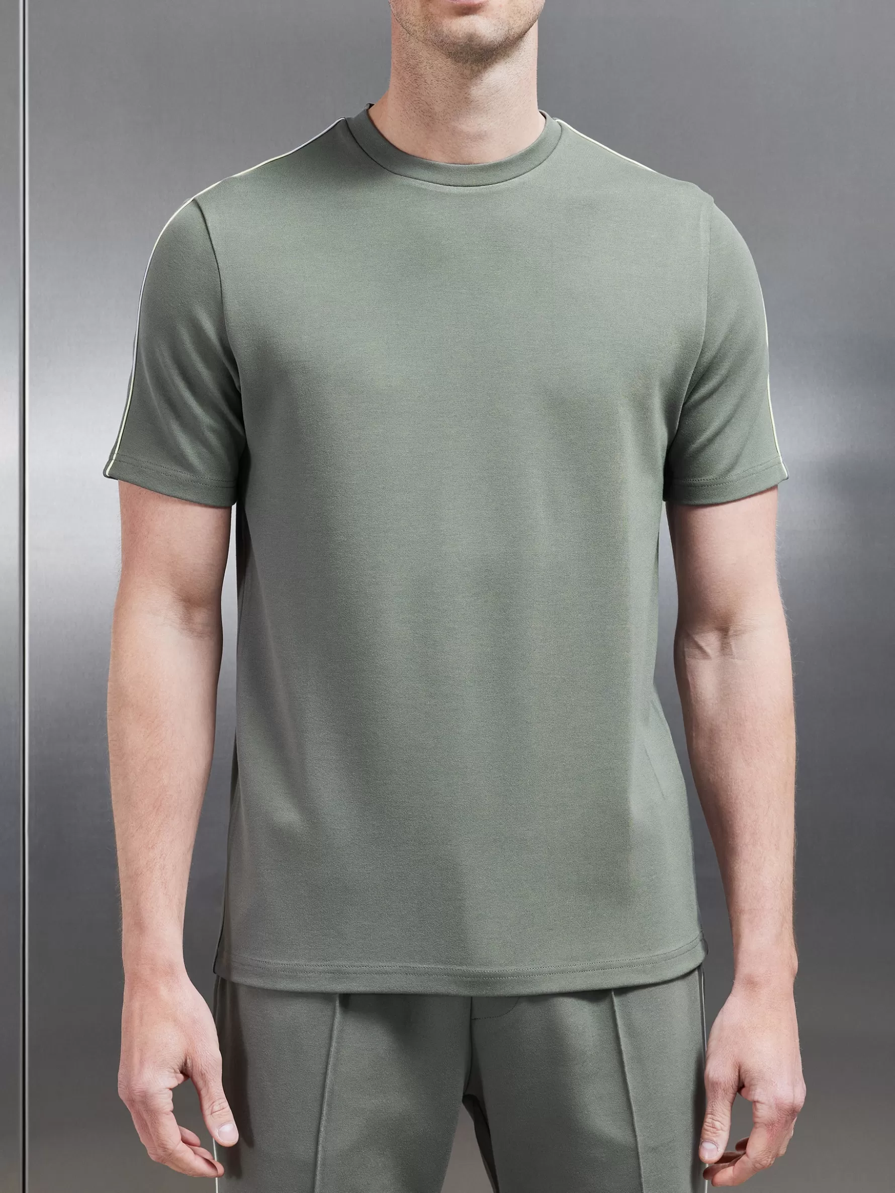 ARNE Technical Jersey Piping T-Shirt -