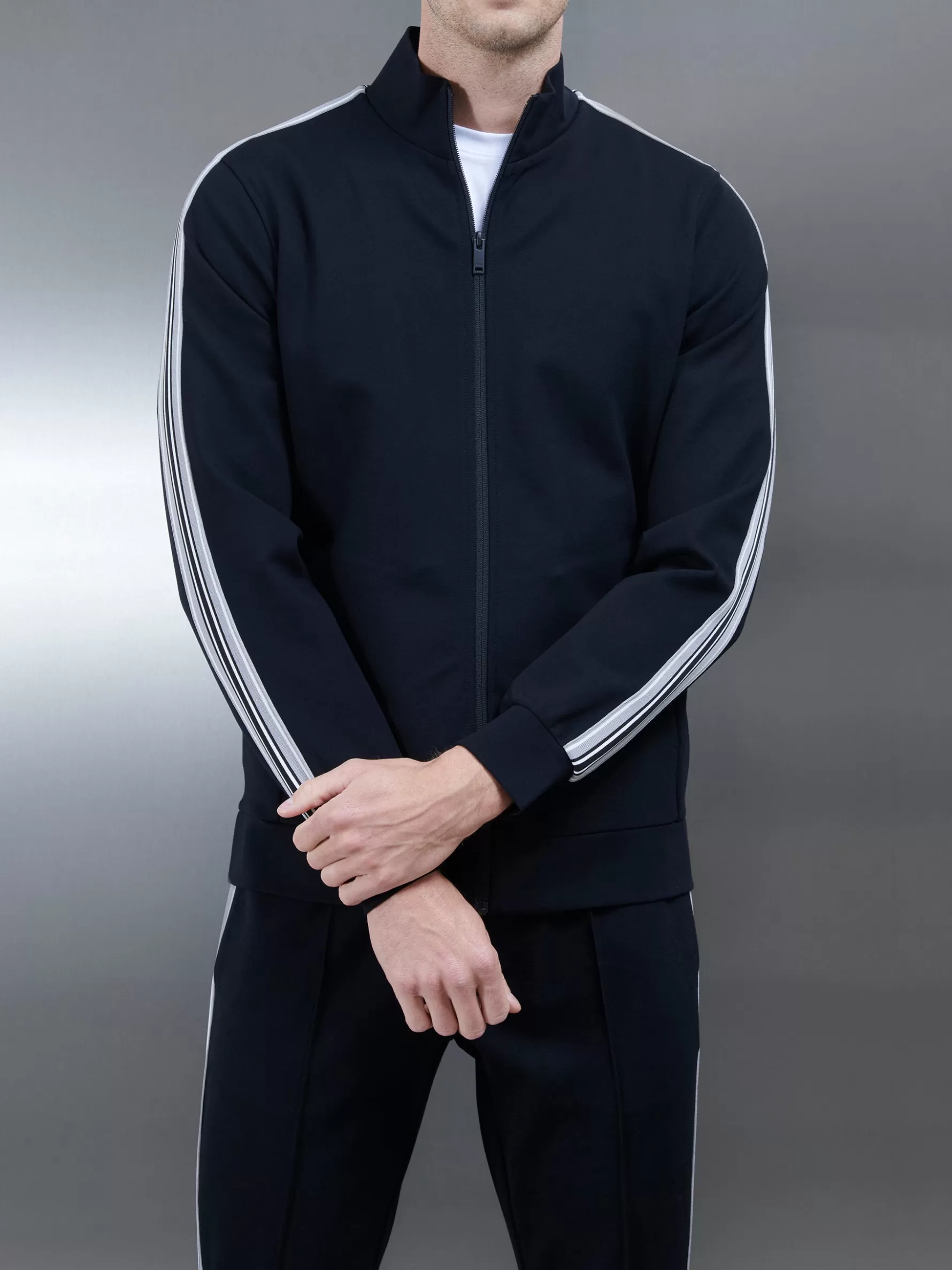 ARNE Technical Jersey Side Stripe Jacket -