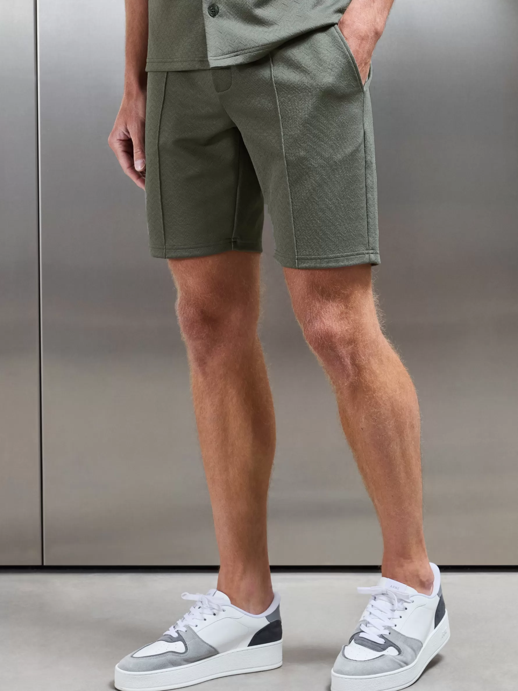 ARNE Textured Interlock Short -