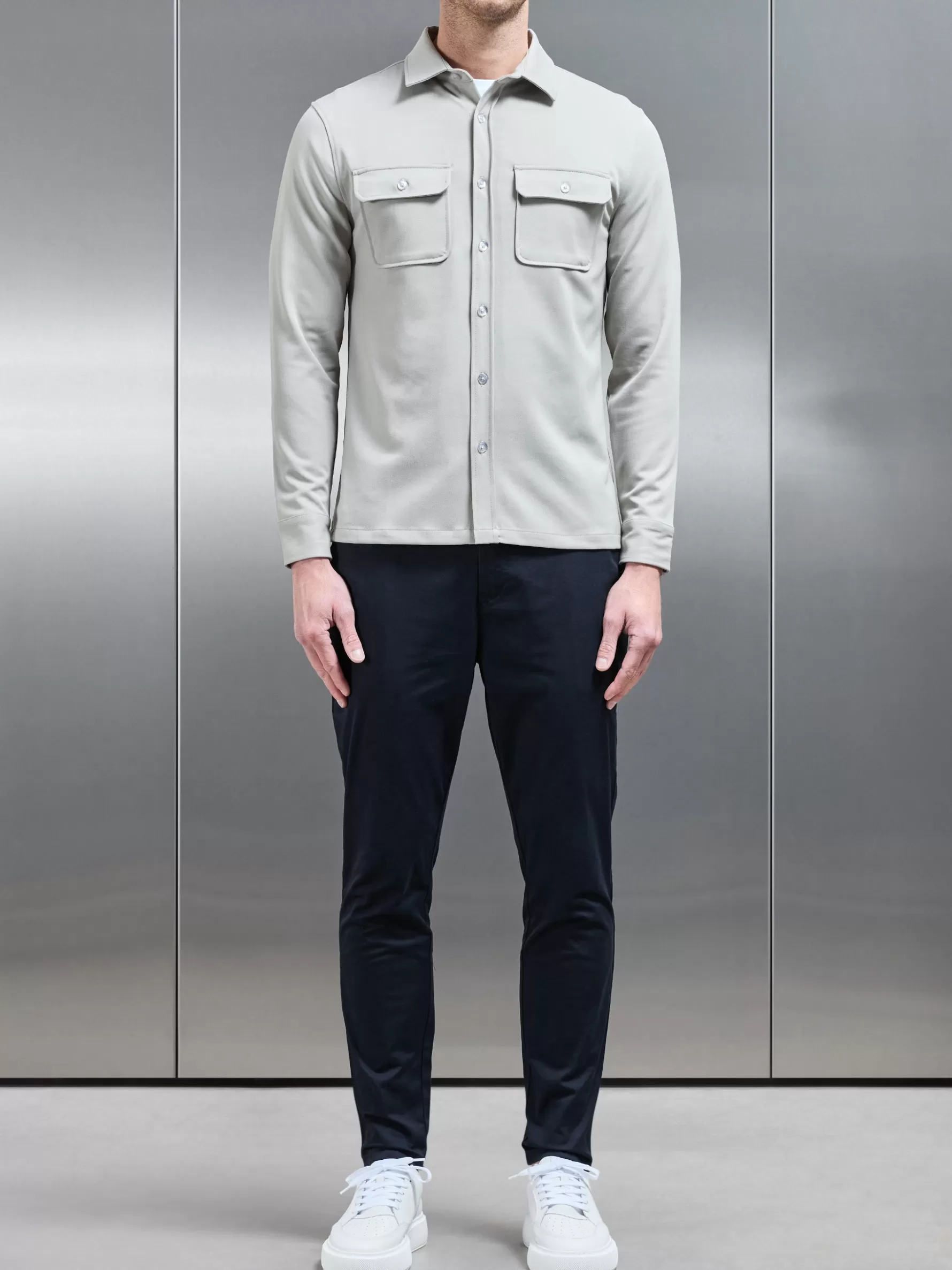 ARNE Textured Overshirt -