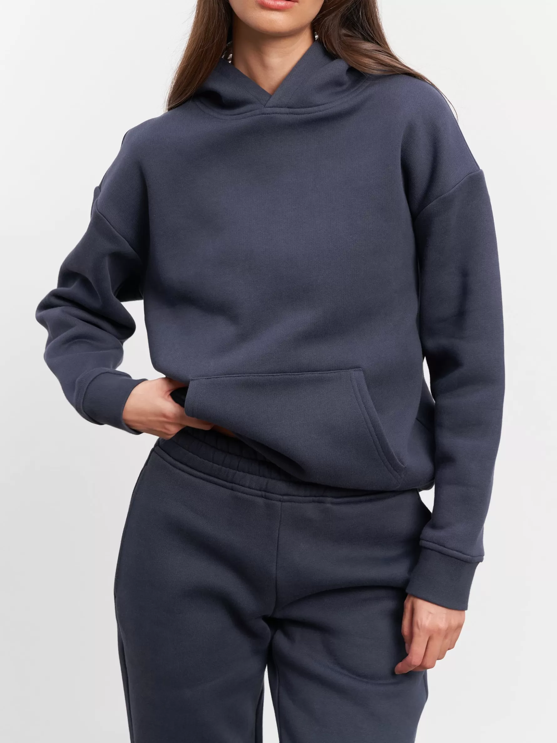 Women ARNE Women Relaxed Hoodie - Slate Blue