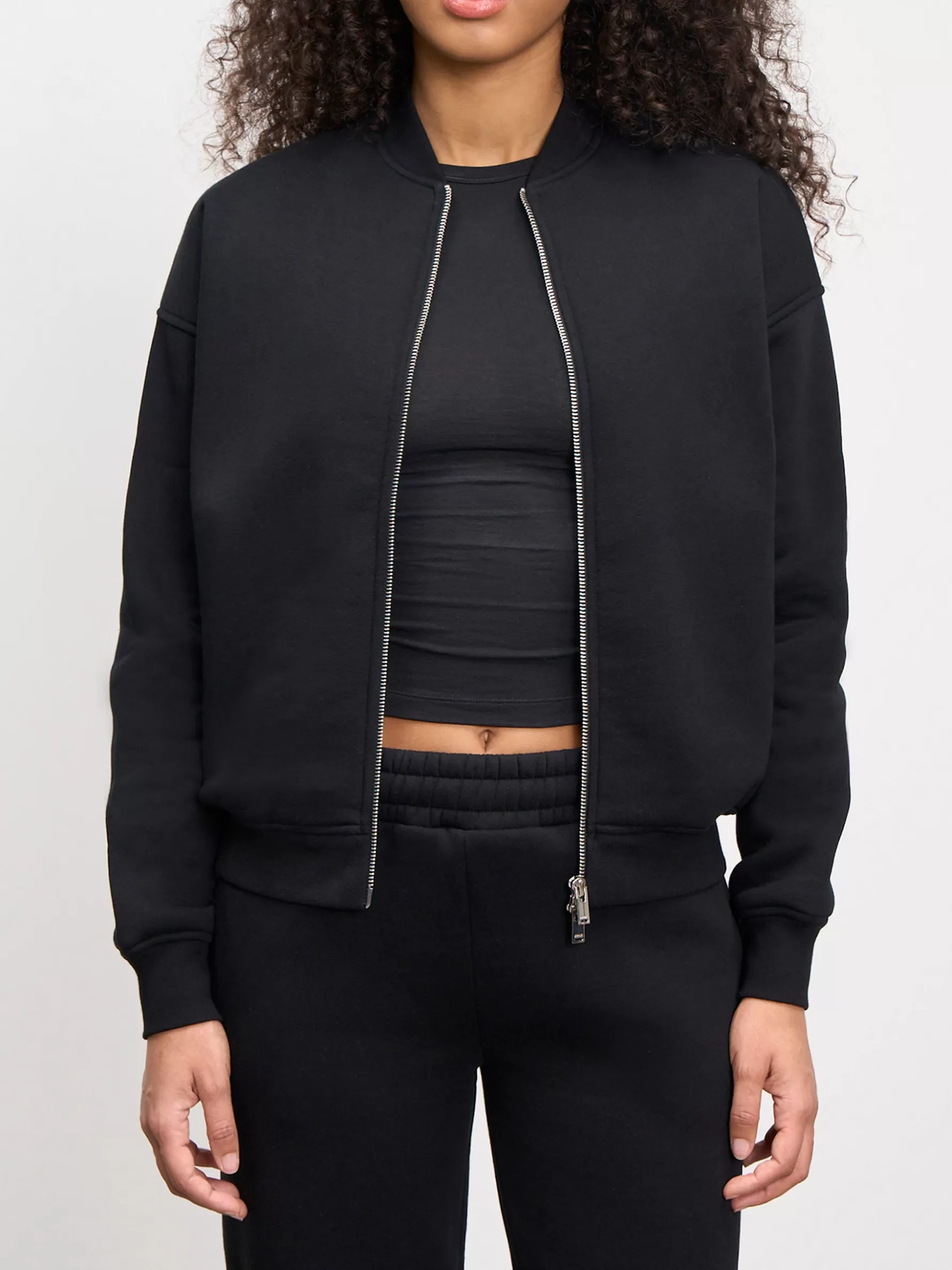 Women ARNE Womens Neoprene Bomber Jacket -