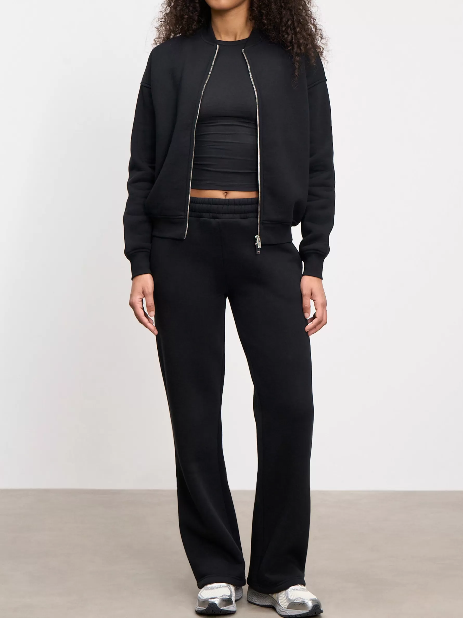 Women ARNE Womens Neoprene Bomber Jacket -