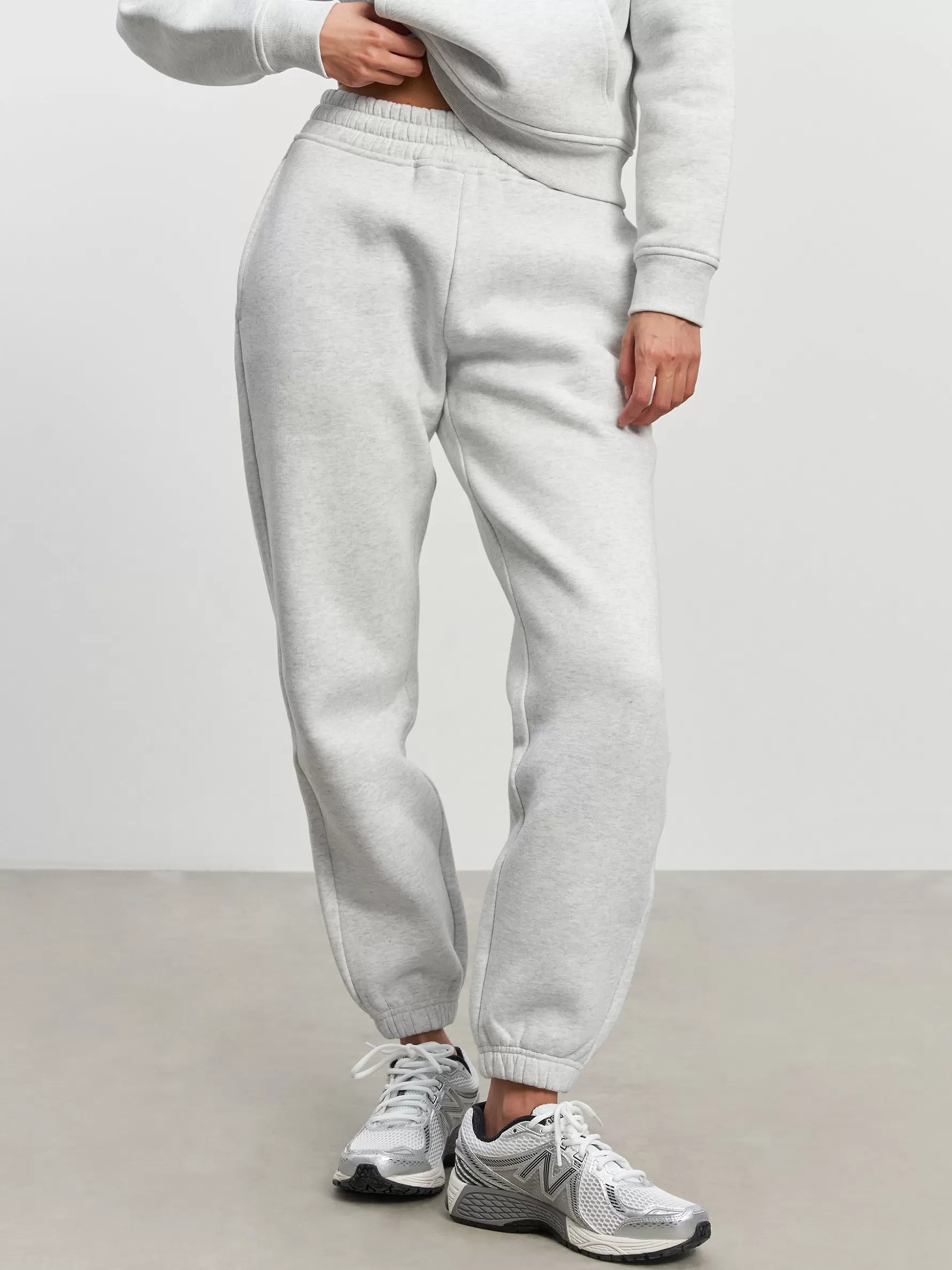 Women ARNE Womens Relaxed Cuffed Jogger - Marl Grey