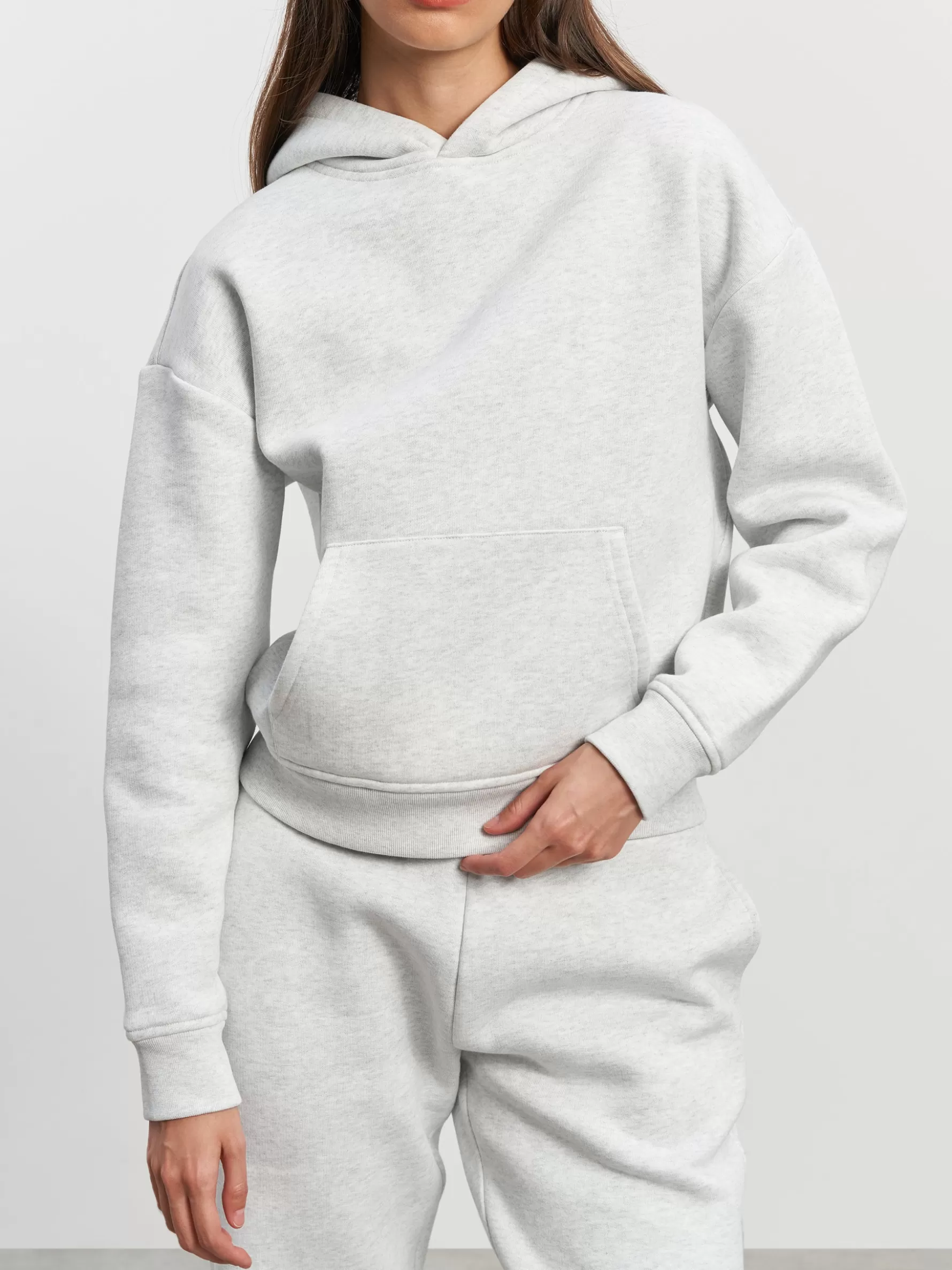 Women ARNE Womens Relaxed Hoodie - Marl Grey