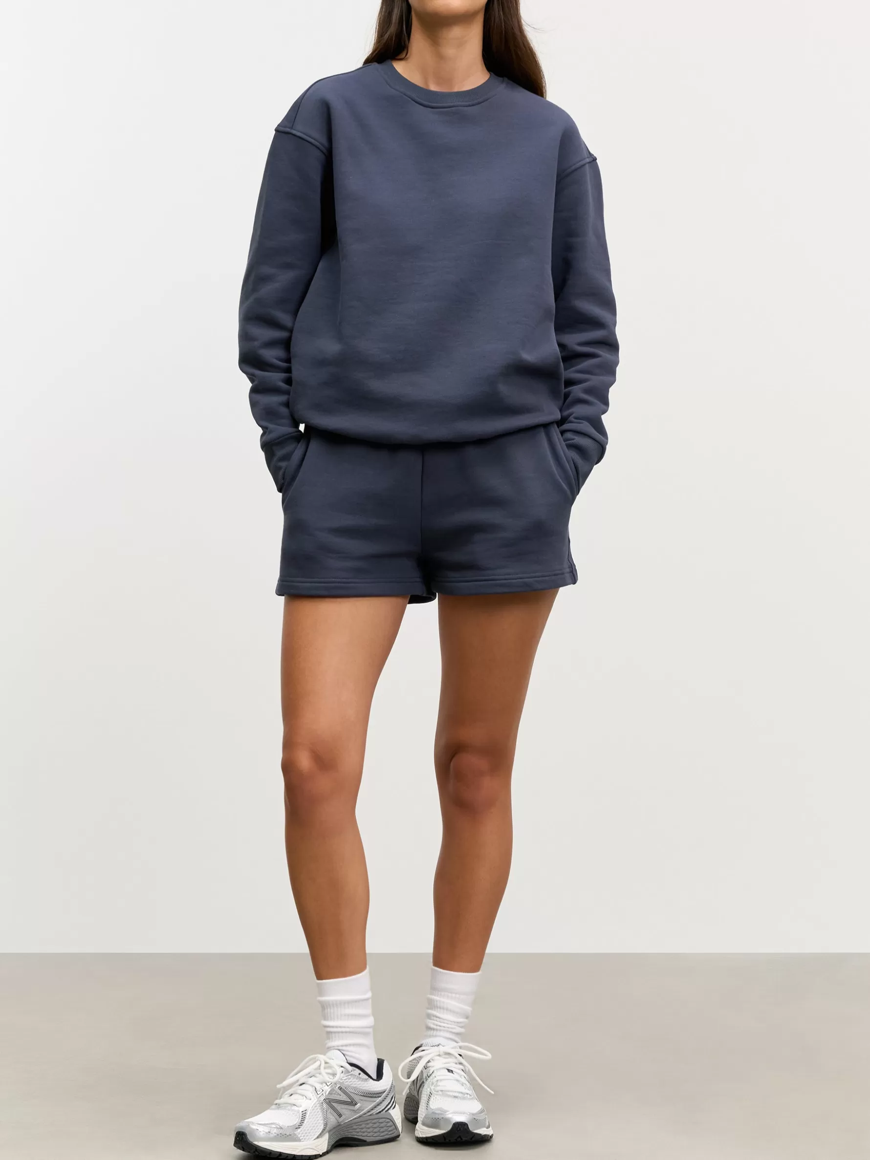 Women ARNE Womens Relaxed Jersey Sweatshirt - Slate Blue