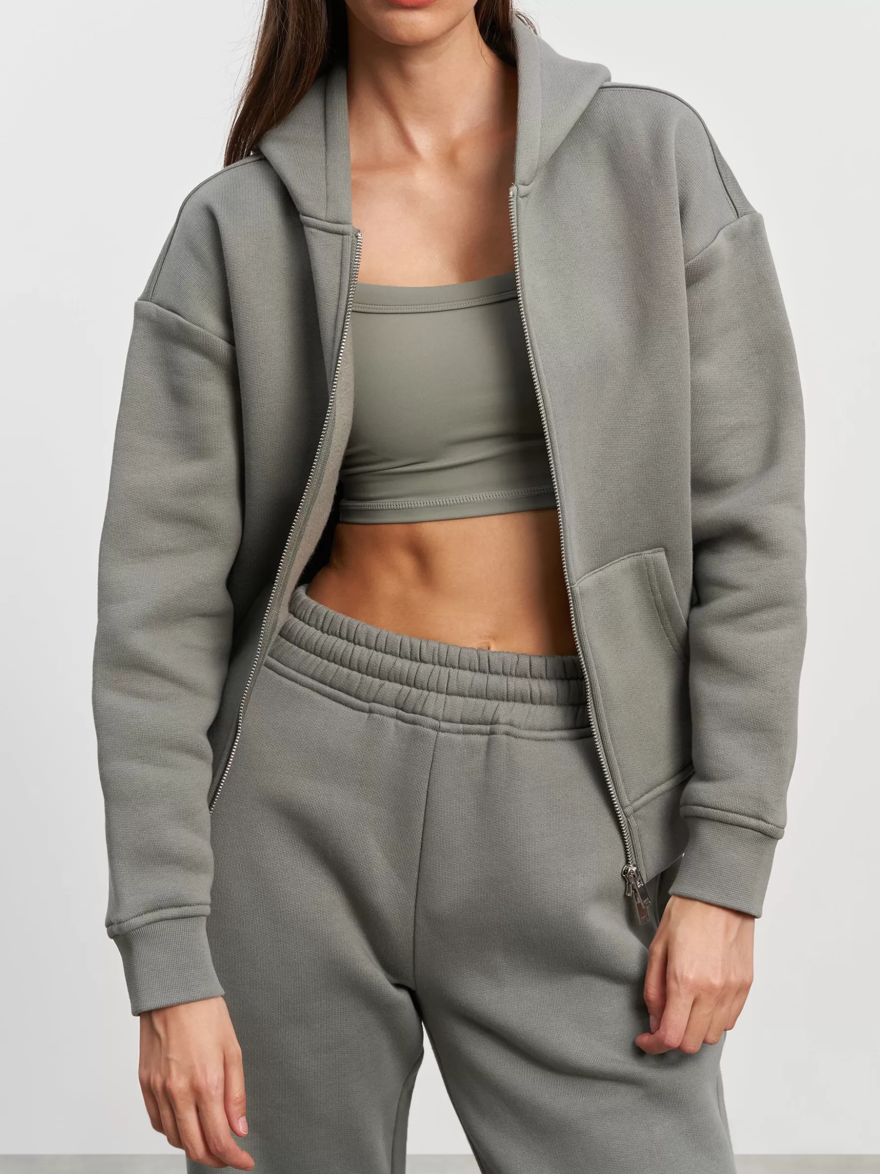 Women ARNE Womens Relaxed Zip Hoodie -